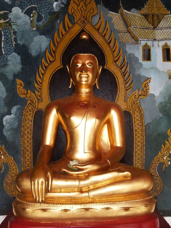 Gold Buddha, Doi Suthep, Chiang Mai